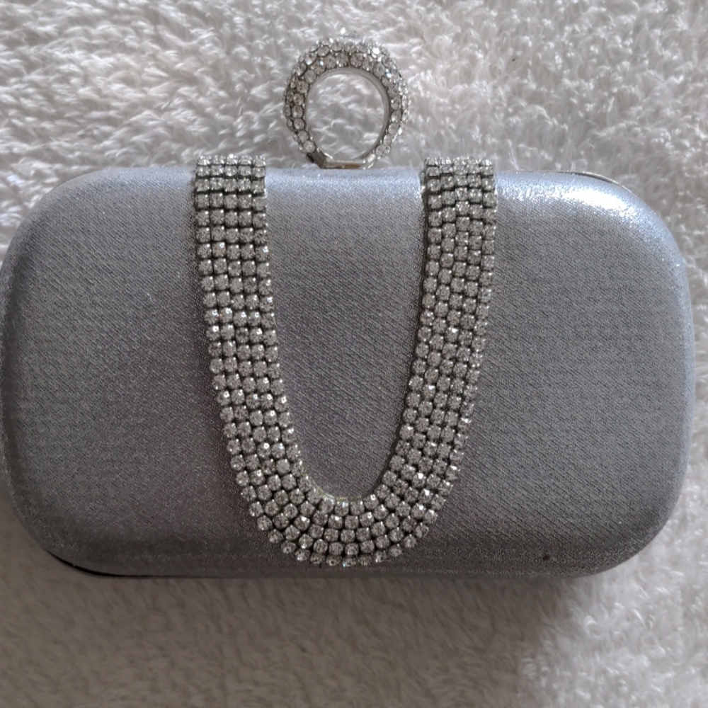 Brand new Diamond studded clutch